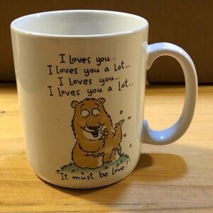 3/$20 Shoebox Greetings vintage “I Loves You” Mug